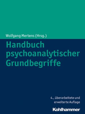 cover image of Handbuch psychoanalytischer Grundbegriffe